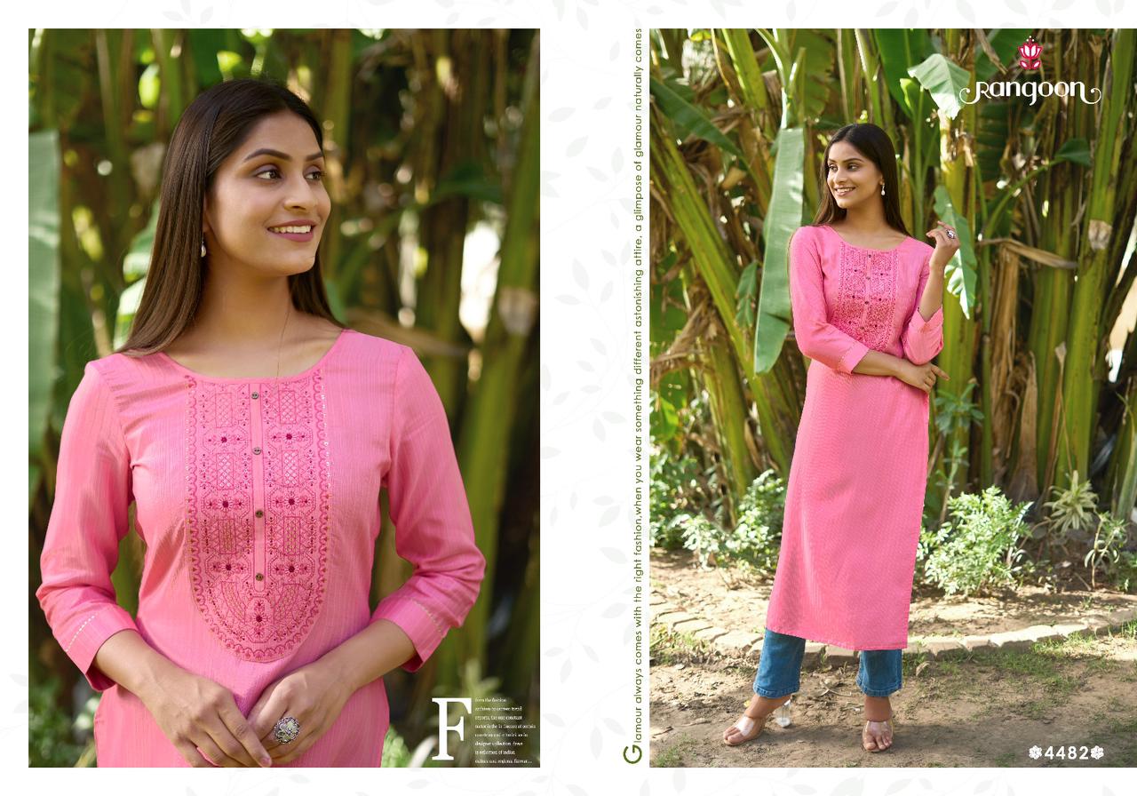 Light Line 12 By Rangoon Designer Kurtis Catalog